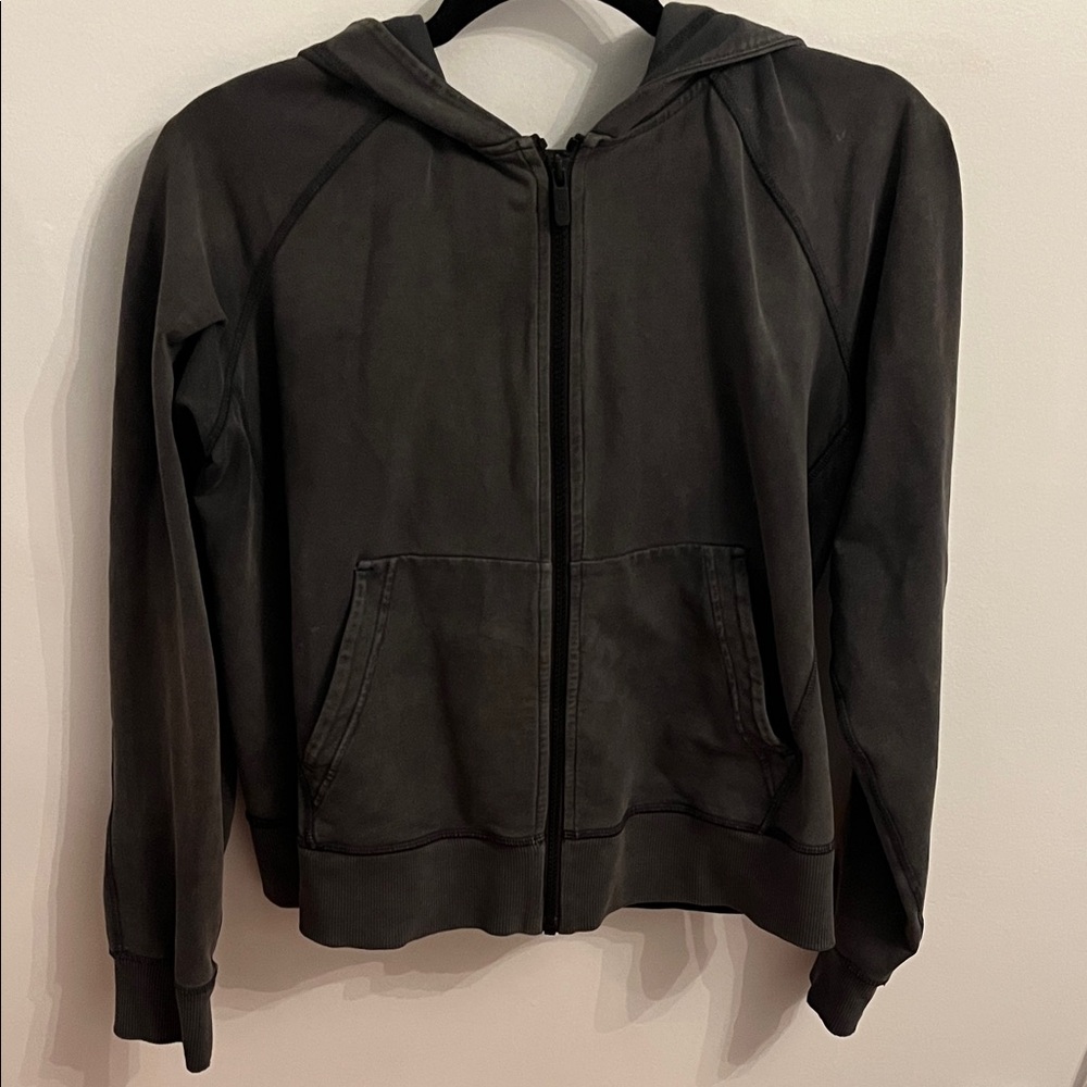Grey Lulu zip up